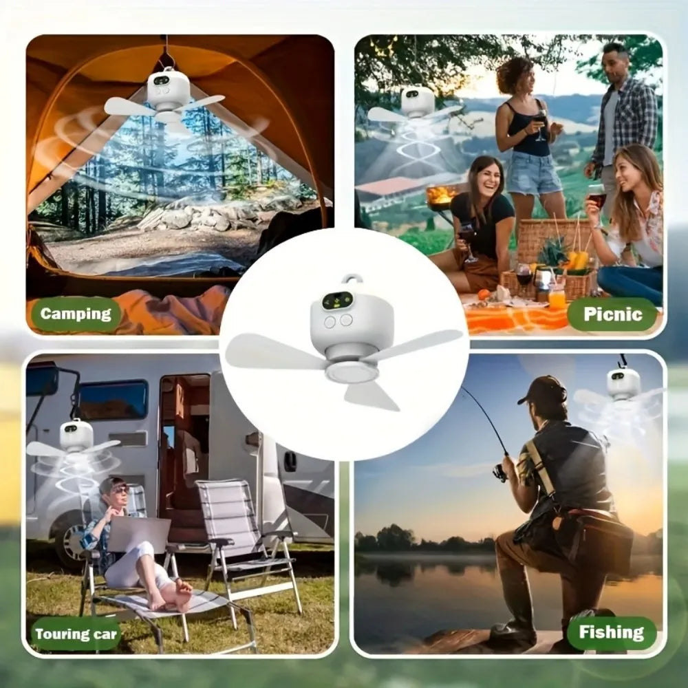 Portable Hanging Ceiling Fan - features
