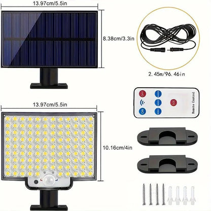 106 LED Solar Motion Sensor Flood Light