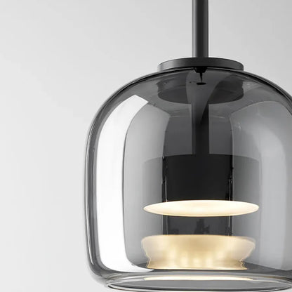 Elegant Nordic Glass LED Pendant Light