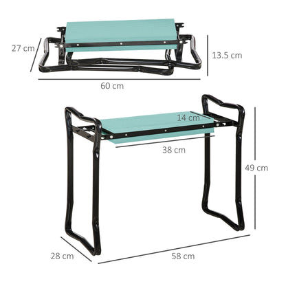 2-in-1 Folding Garden Kneeler and Seat with Tool Bag