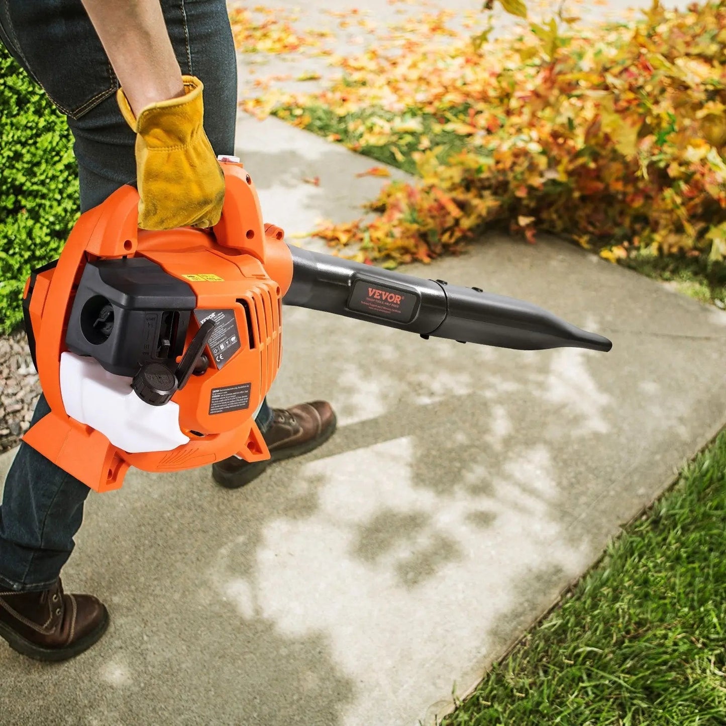 2 in 1 High Performance Leaf Blower and Vacuum – 26CC 2-Cycle 2-in-1 Blower & Vacuum Lawn Care Tool for Leaves & Snow