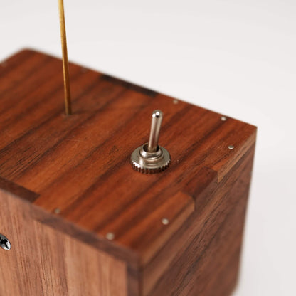 Handcrafted Walnut Swan Automaton