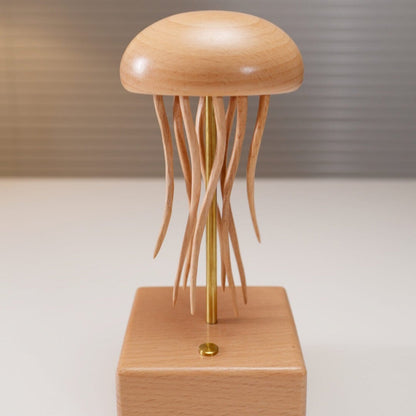 Handcrafted Wooden Jellyfish Automaton