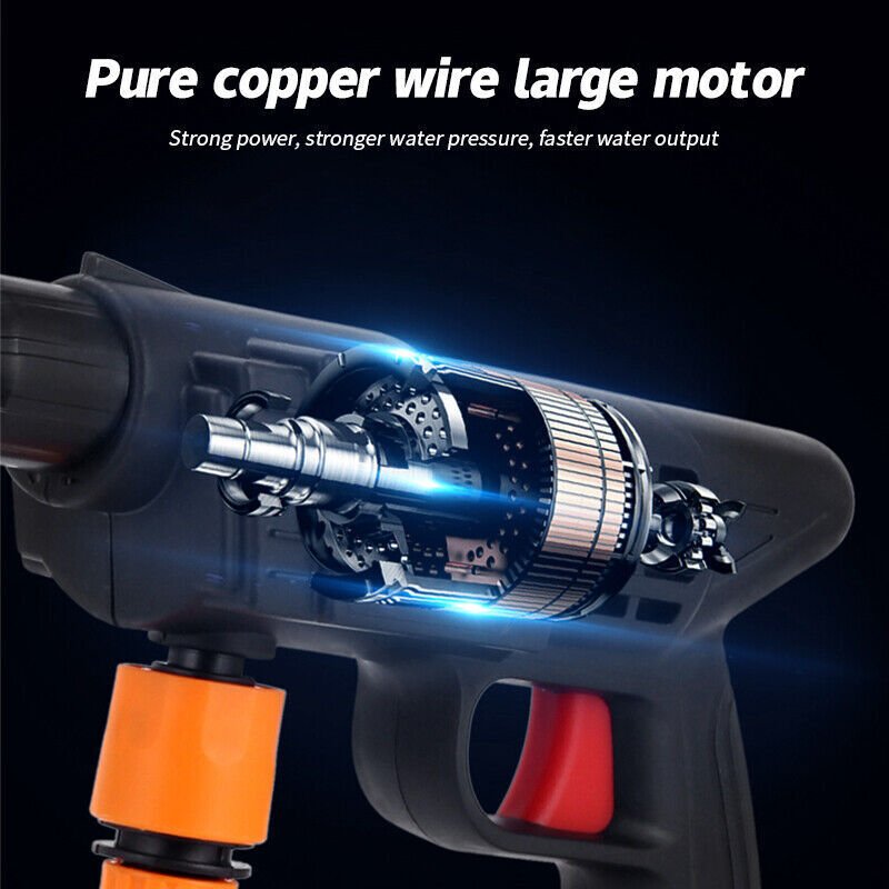 21V Cordless Pressure Washer | Dual Battery Kit | UK Stock Fast Delivery