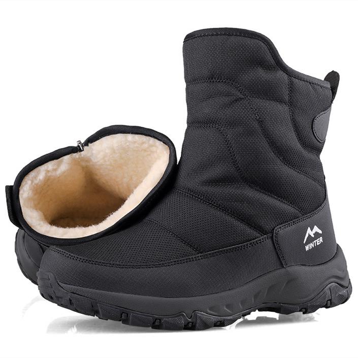 Unisex Winter Snow Boots – Warm Plush Lined Ankle Boots