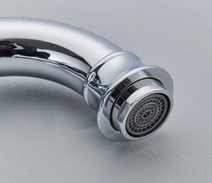 Basin Tap Retro 360 Swivel Bathroom Sink Faucet Single Lever Mixer Gold/Silver