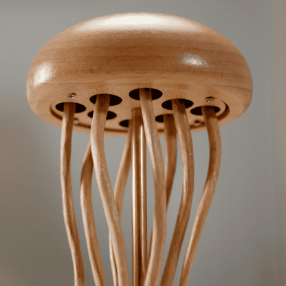 Handcrafted Wooden Jellyfish Automaton