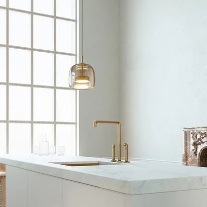 Elegant Nordic Glass LED Pendant Light