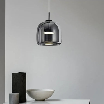 Elegant Nordic Glass LED Pendant Light