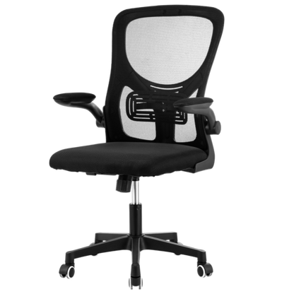 Ergonomic Office Chair with Adjustable Lumbar Support & Flip-Up Armrests