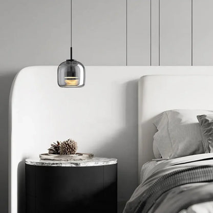 Elegant Nordic Glass LED Pendant Light