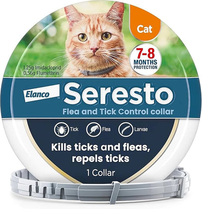 Collare antipulci e antizecche per gatti — Regolabile, fino a 8 mesi