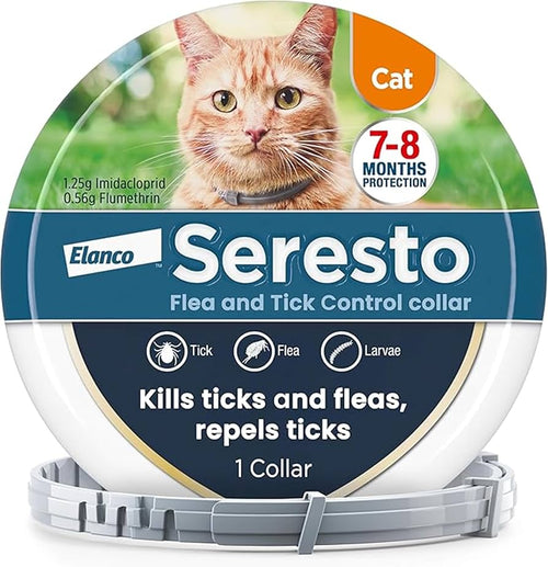 Collare antipulci e antizecche per gatti — Regolabile, fino a 8 mesi