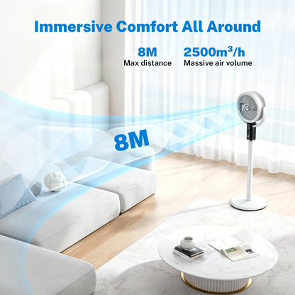 Rechargeable Pedestal Fan - remote control