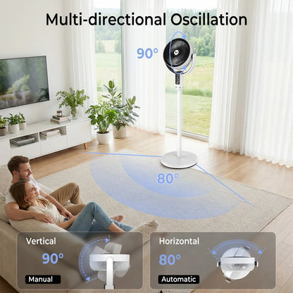 4-in-1 Adjustable Standing Fan Remote - oscillating