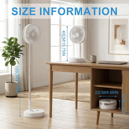 9 Inch Portable Fan Telescopic - indoor use