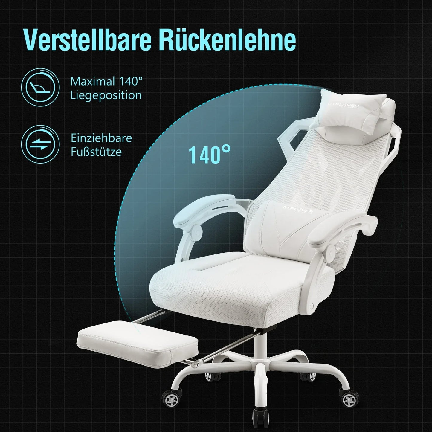 Ergonomic Office Chair with Thicker High-Density Seat Cushion