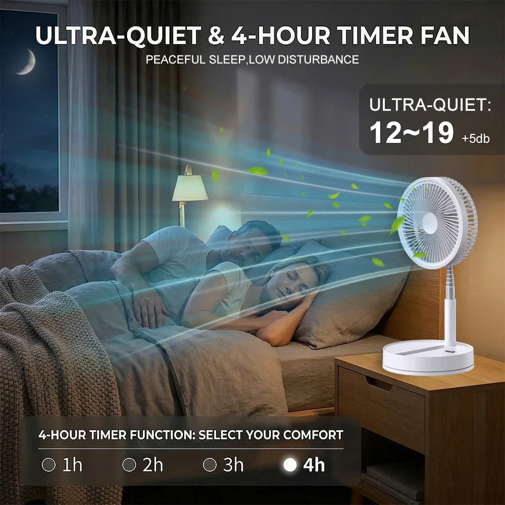 9 Inch Portable Fan Telescopic - features