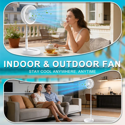 9 Inch Portable Fan Telescopic - remote control