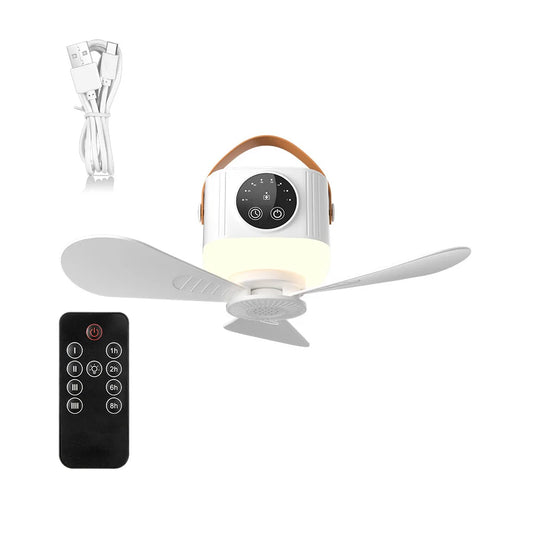 Rechargeable Hanging Ceiling Fan with Remote Control - UK