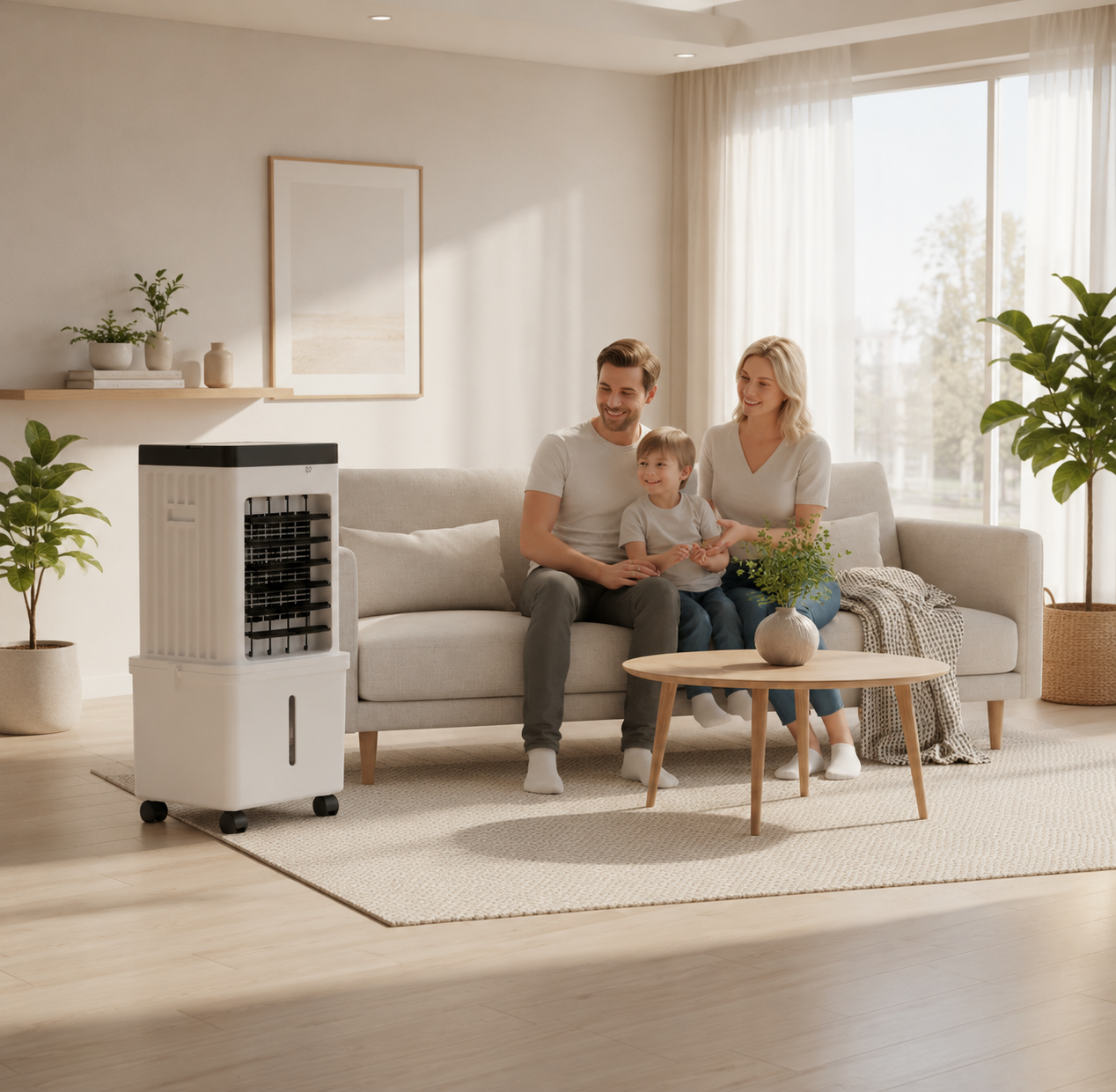 FrostWave™ 3-in-1 Cooling Humidifier and Air Purifier - Portable UK