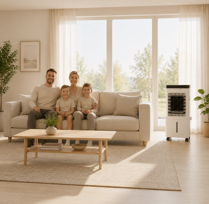ArcticBreeze™ Quiet Air Cooler for Bedroom Office and Living Room