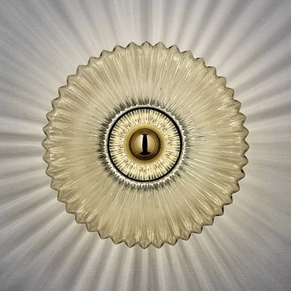 Retro Glass Wall Light | LED Vintage Wall Lamp | Modern Industrial Sconce