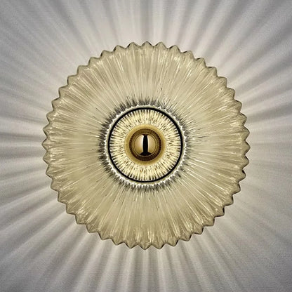 Retro Glass Wall Light | LED Vintage Wall Lamp | Modern Industrial Sconce