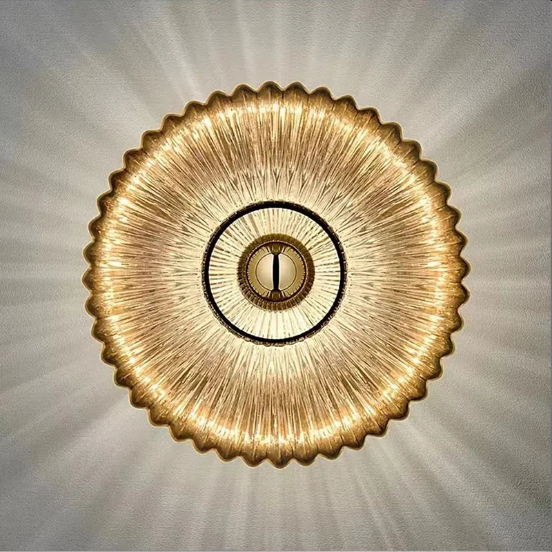 Retro Glass Wall Light | LED Vintage Wall Lamp | Modern Industrial Sconce