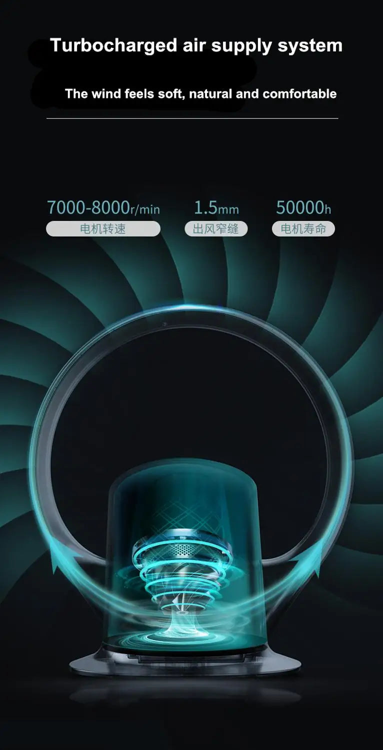 Bladeless Tower Fan - oscillating