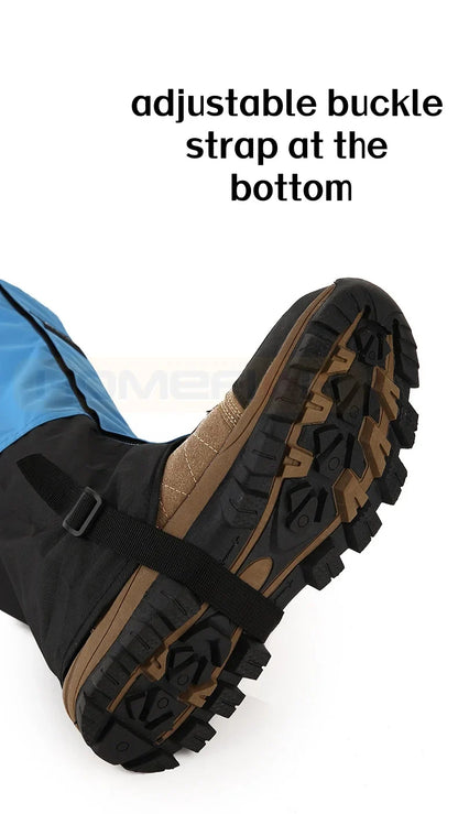 Waterproof Hiking Leg Gaiters – Durable Nylon Shoe Covers for Snow