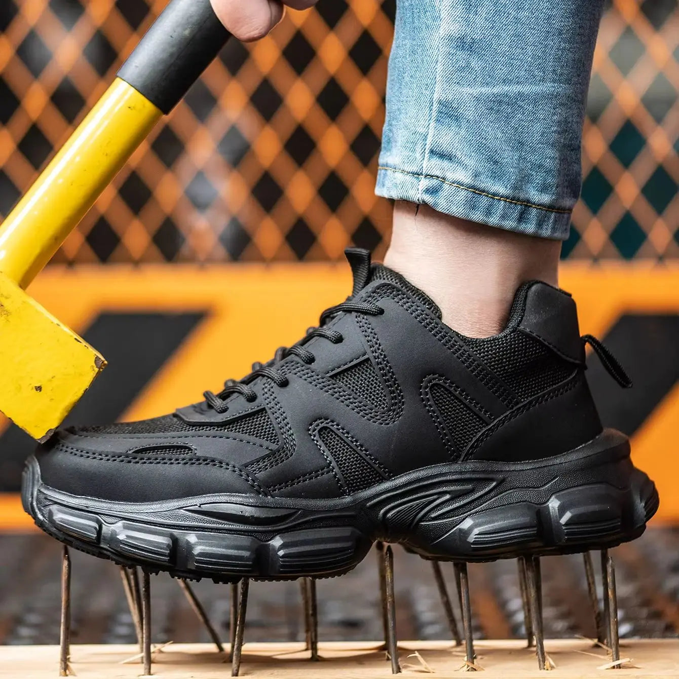 Steel Toe Cap Trainers | Women Safety Shoes | Non-Slip Puncture Proof Work Boots