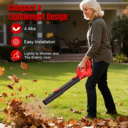 18V Cordless Leaf Blower | Brushless Motor | Dual Battery | Garden & Lawn