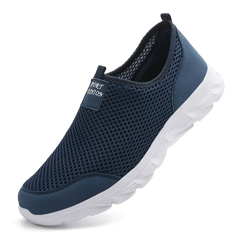 Men’s Breathable Mesh Slip-On Running Shoes