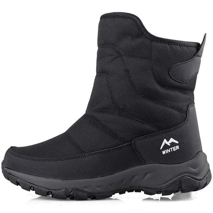 Unisex Winter Snow Boots – Warm Plush Lined Ankle Boots
