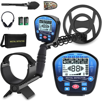 Metal Detector for Adults | 5 Modes | 10-inch Waterproof Coil | Gold Finder