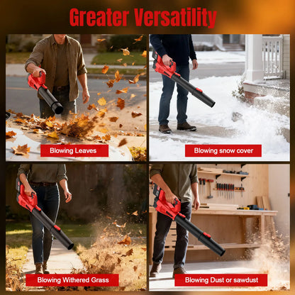 18V Cordless Leaf Blower | Brushless Motor | Dual Battery | Garden & Lawn