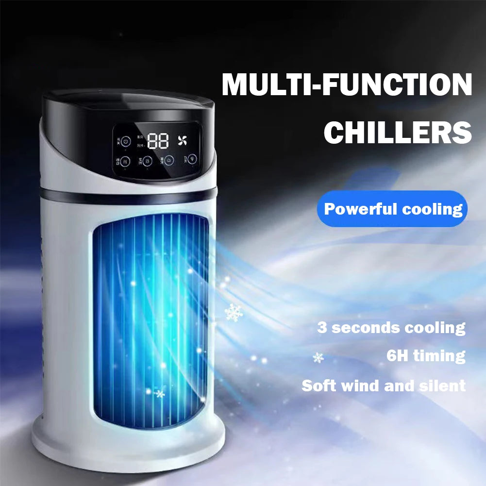 Evaporative Air Cooler Desktop Fan - 6 hour timer