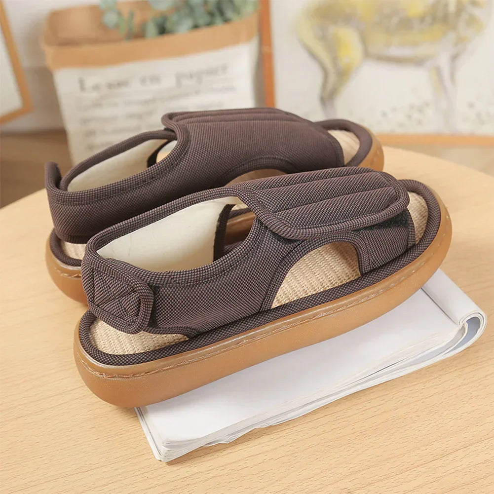 Unisex Diabetic Sandals for Wide, Swollen Feet