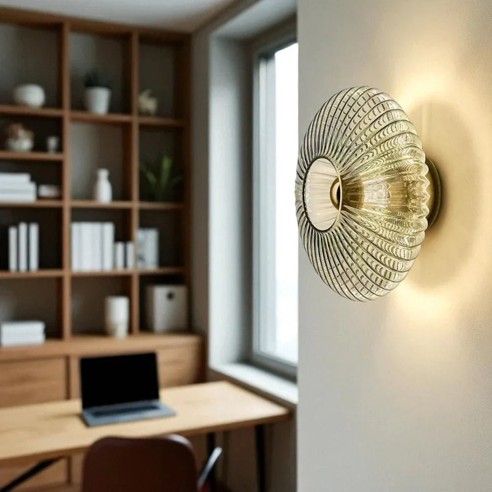 Retro Glass Wall Light | LED Vintage Wall Lamp | Modern Industrial Sconce