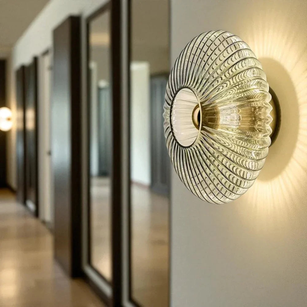 Retro Glass Wall Light | LED Vintage Wall Lamp | Modern Industrial Sconce