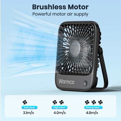 Mini USB Desk Fan - 180 degree tilt