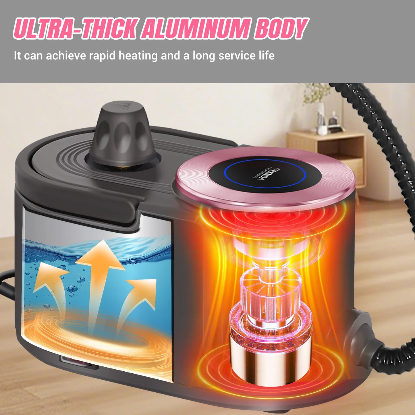 2000W Steam Cleaner | 1.9L Tank | 12-in-1 | Chemical-Free Deep Clean