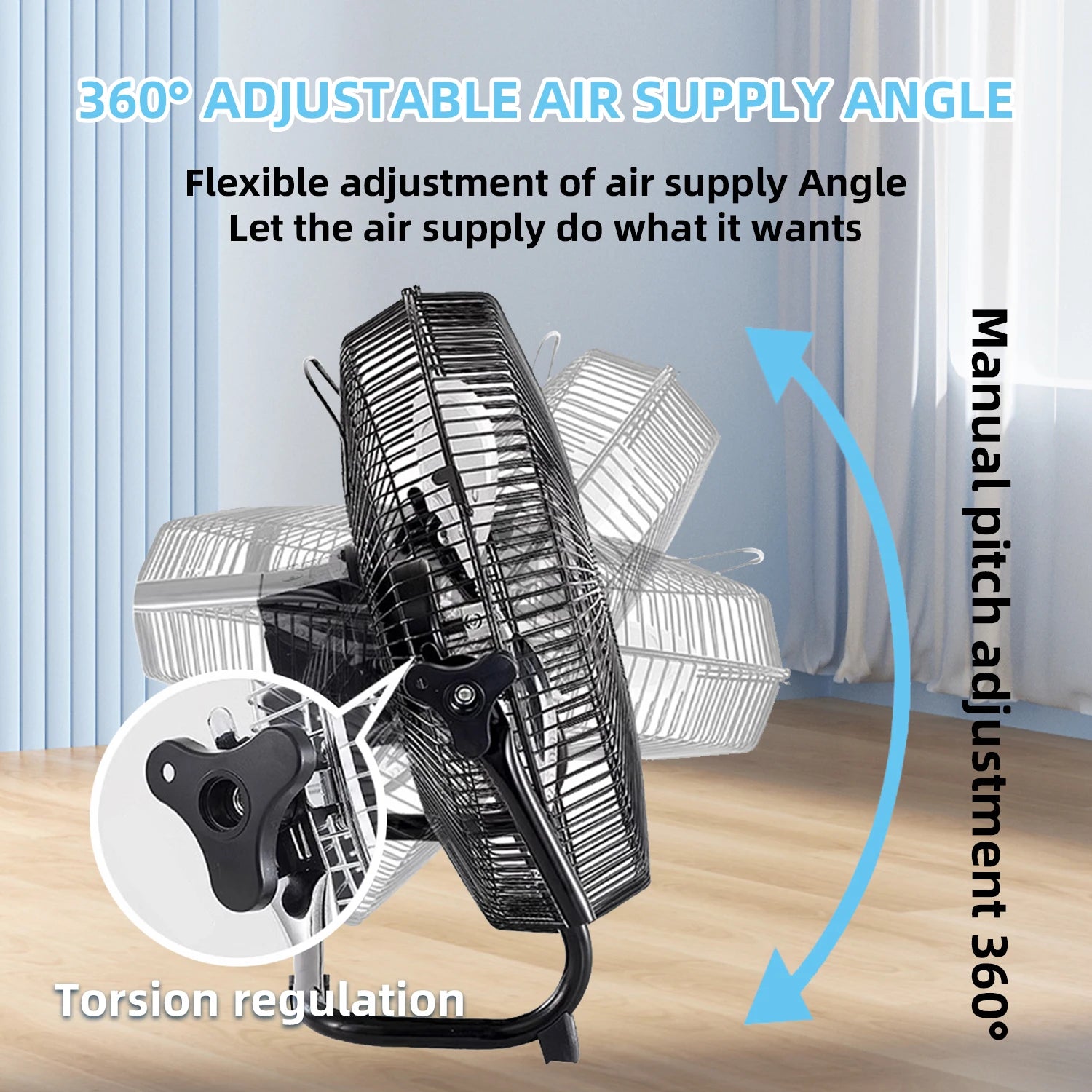 Solar Portable Fan - USB charging
