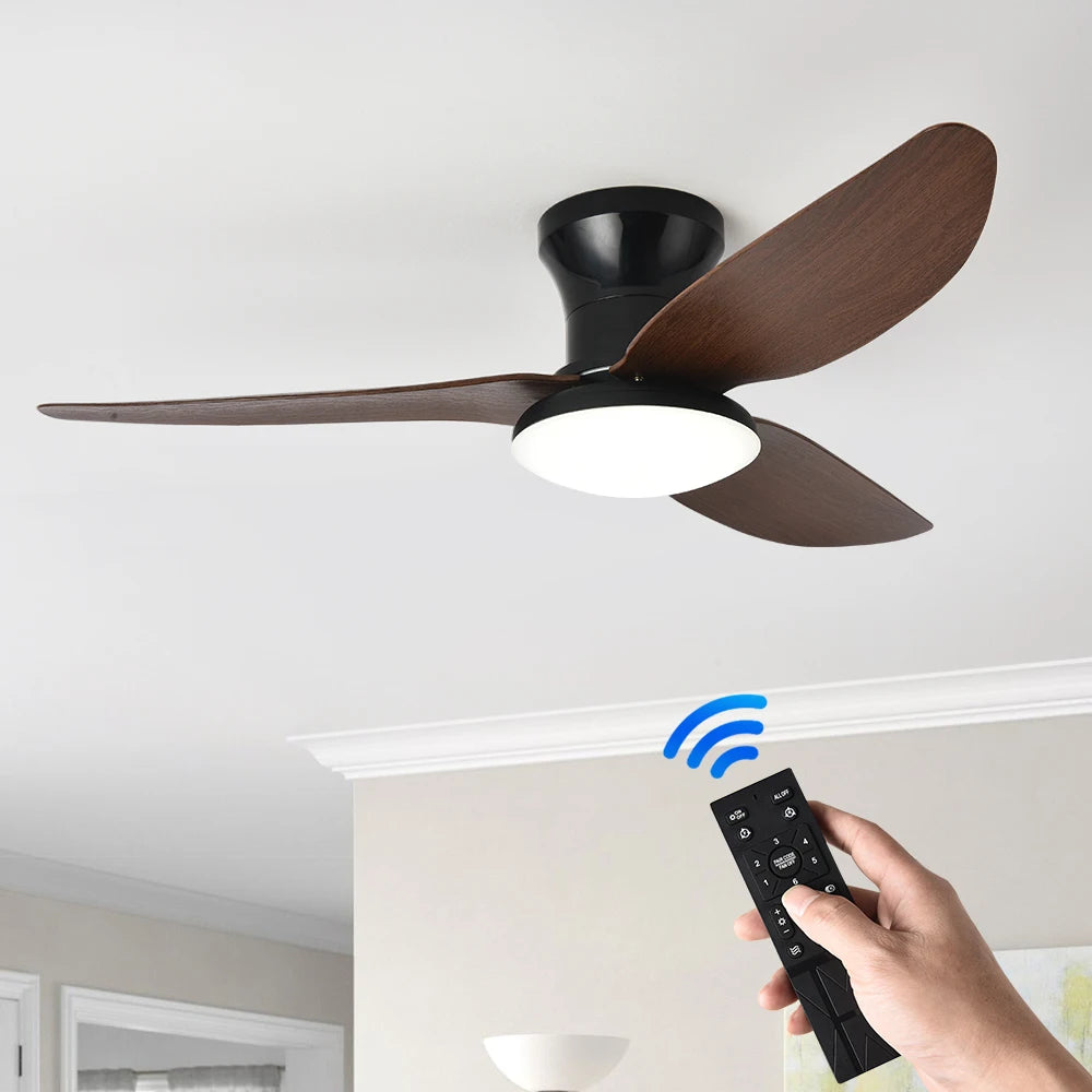Modern LED Ceiling Fan with Remote Control - UK