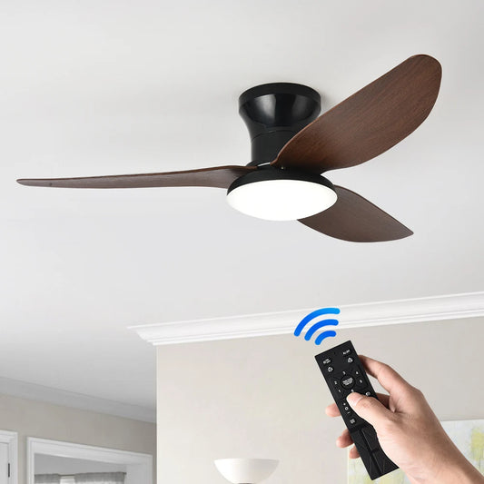 Modern LED Ceiling Fan with Remote Control - UK