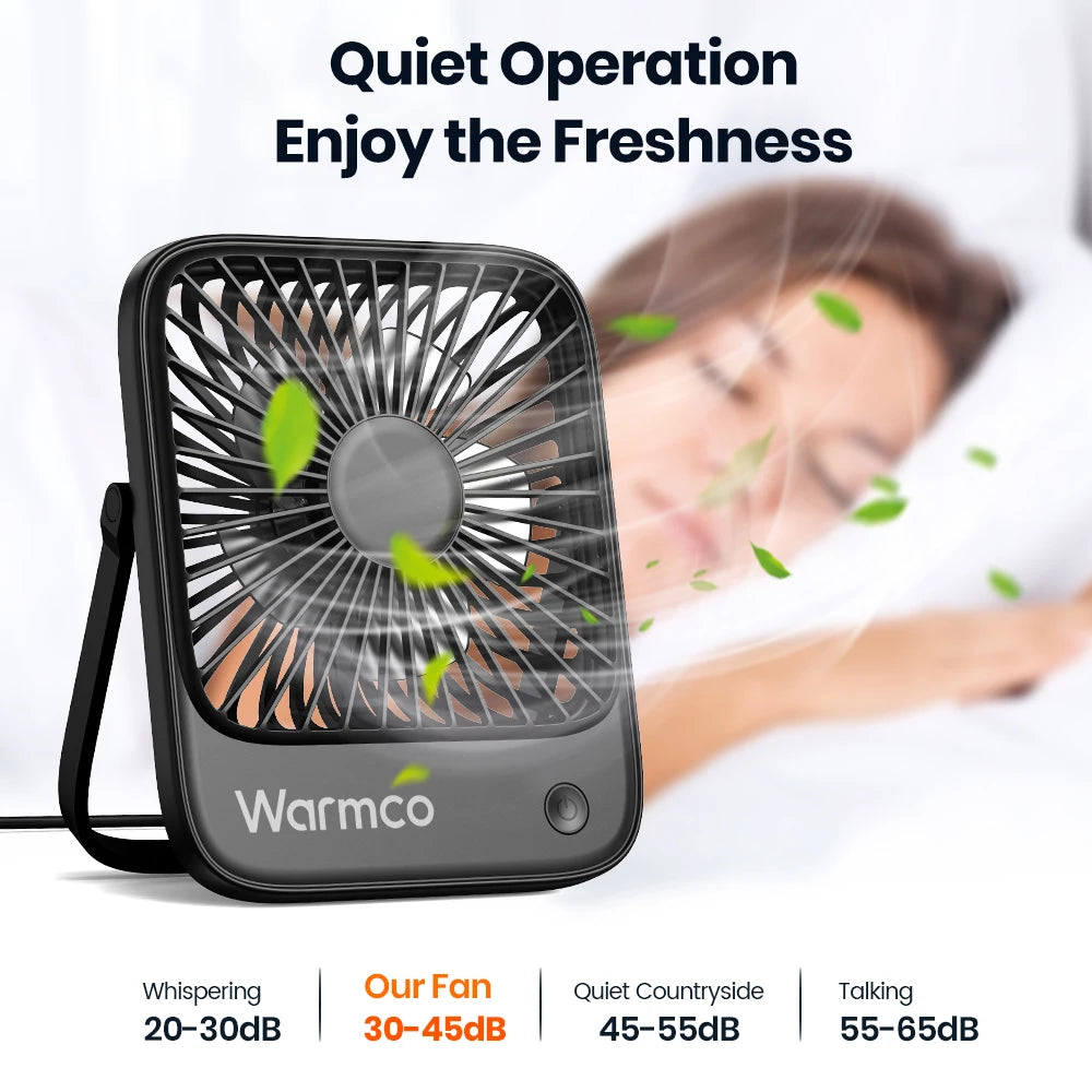 Mini USB Desk Fan - features