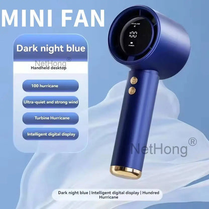 Handheld Mini Fan Rechargeable - outdoor use