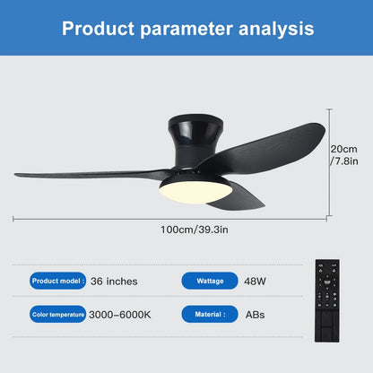 Modern LED Ceiling Fan - specification