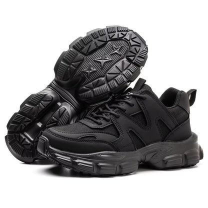 Steel Toe Cap Trainers | Women Safety Shoes | Non-Slip Puncture Proof Work Boots